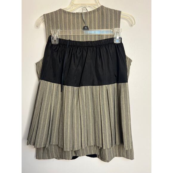 Vtg Womens 2pc Suit Sleeveless w/Pleated Skirt Size 7/8 - Picture 7 of 9